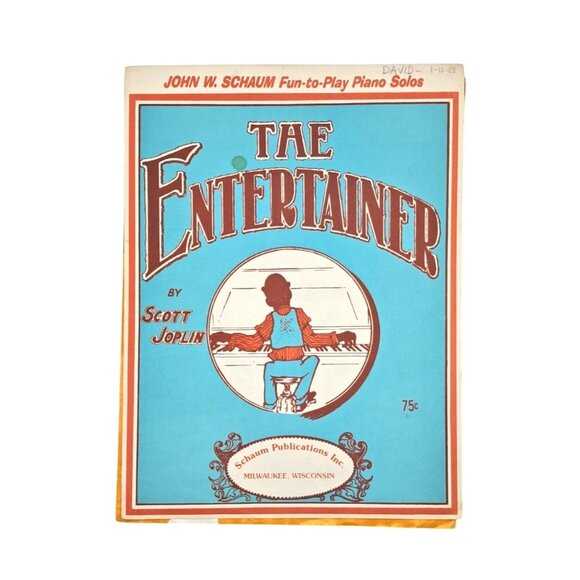 Vintage Schaum Piano Sheet Music Lot: "Fiddler On The Roof" "The Entertainer" & - Picture 8 of 11